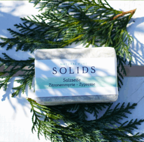 Salzseife Zitronenmyrte-Zypresse